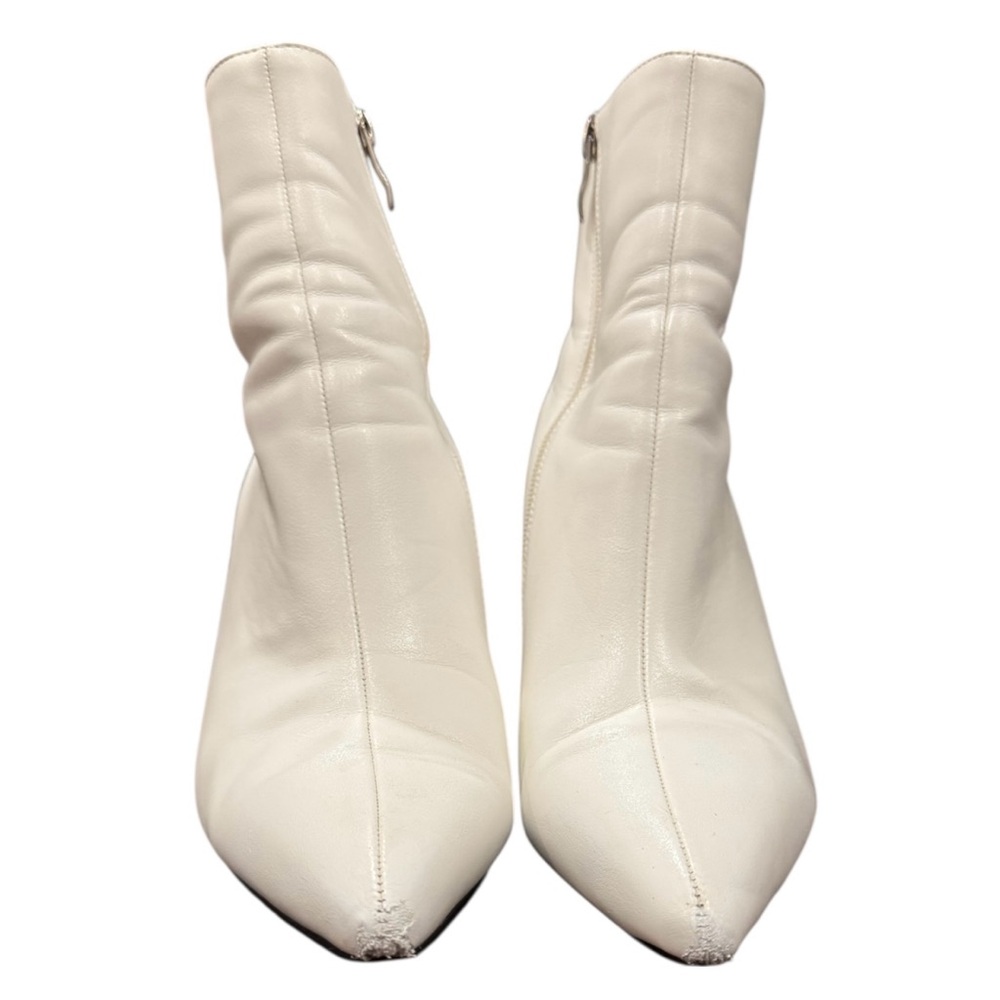 Elegant White Ankle Boots